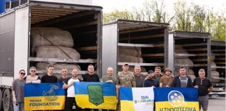 "Фундація Течія" передала Силам оборони партію антидронових сіток павутиння