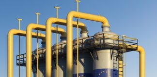 Європа швидкими темпами заповнює підземні сховища газу