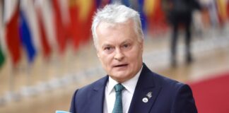 Літак з президентом Литви не зміг вчасно приземлитися через рекламний дрон
