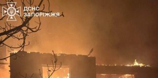 Російська армія завдала удару дронами по Запоріжжю: загорівся будинок, є поранена особа