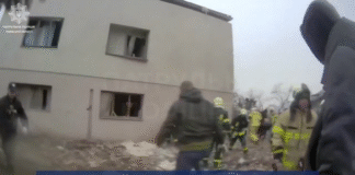 Поліція оприлюднила відео перших хвилин після російської атаки на Львівщину