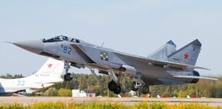 У Росії зазнав аварії винищувач МіГ-31